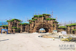 塑樹(shù)生態(tài)大門(mén)：園林設計中的自然與藝術(shù)融合