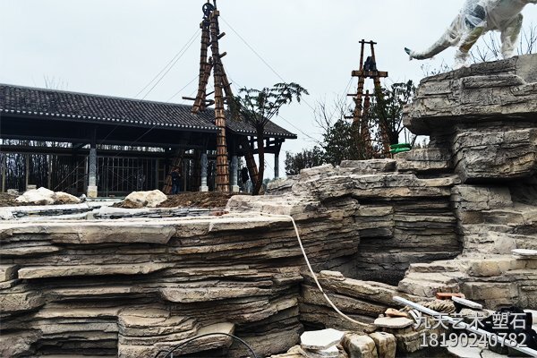 成都園博會(huì )自貢園水泥直塑