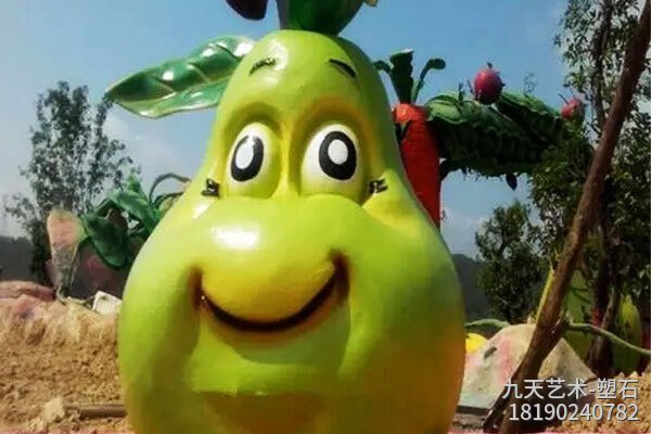 游樂(lè )園卡通水果塑石景觀(guān)