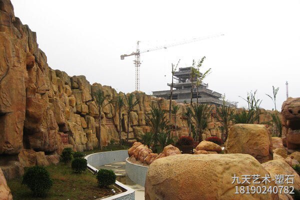 風(fēng)景區人工假山景觀(guān)