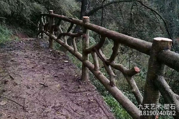 水泥樹(shù)藤景觀(guān)欄桿