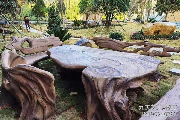 戶(hù)外水泥直塑休閑桌凳，參考價(jià)格請電詢(xún)