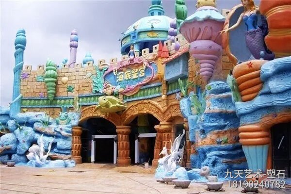 游樂(lè )園水泥雕塑景觀(guān)大門(mén)