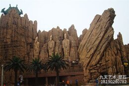 景區水泥假山景觀(guān)