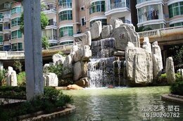 小區人造假山園林景觀(guān)