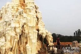 水泥直塑石筍假山景觀(guān)
