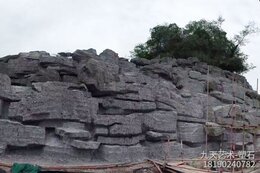 塑石假山制作的布局,山峰呼應,貴在一個(gè)真字