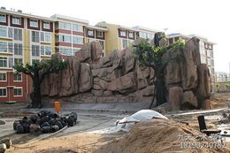 校園塑石假山生態(tài)景觀(guān)