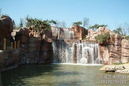 水泥直塑人造瀑布景觀(guān)