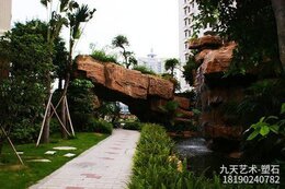 生態(tài)園區塑石假山景觀(guān)